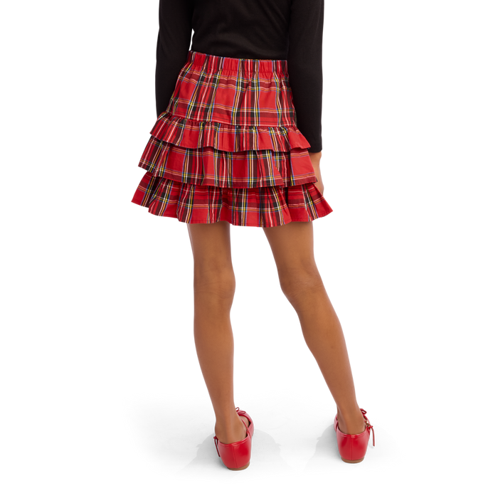 American Girl® x J.Crew Tiered Plaid Skirt for Girls