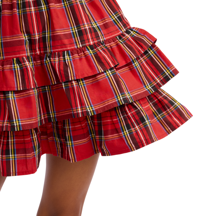 American Girl® x J.Crew Tiered Plaid Skirt for Girls