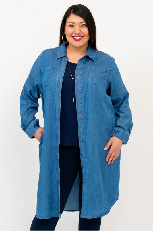 Anka Tencel Denim Duster