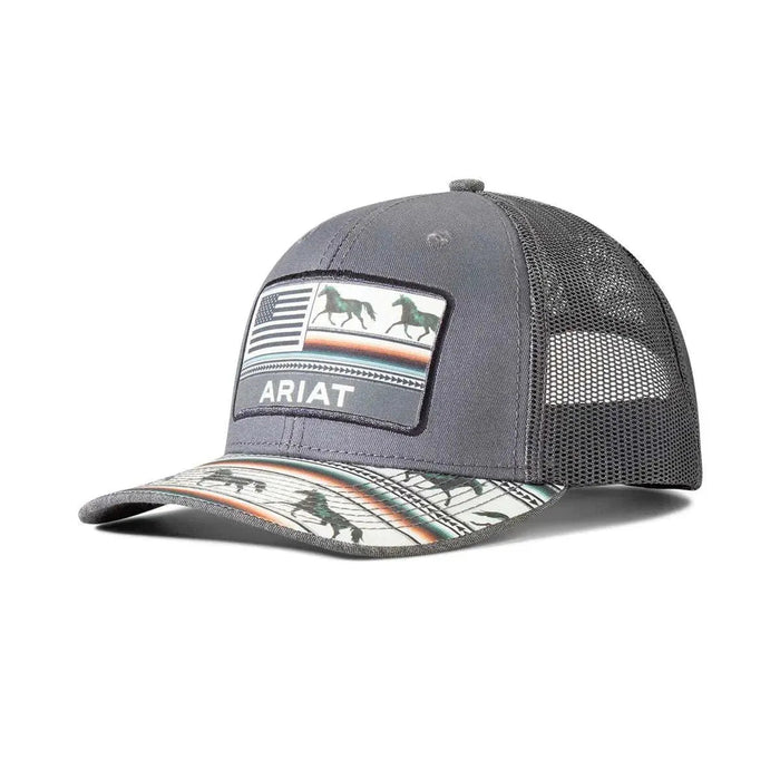 Ariat Grey Western Charm - Ball Cap - Hatcountry