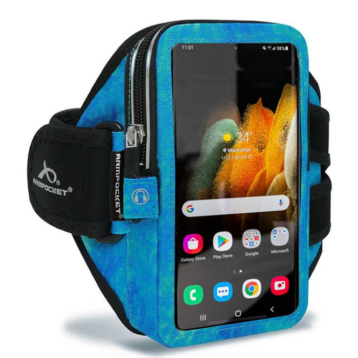 Armpocket Mega i-40 Phone Running Case for iPhone 15/ 15 Pro/14/14 Pro/13/13 Pro/12/12 Pro, Galaxy S23/S23+/A54/S22+/S21/S20 & More