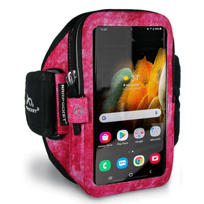 Armpocket Mega i-40 Phone Running Case for iPhone 15/ 15 Pro/14/14 Pro/13/13 Pro/12/12 Pro, Galaxy S23/S23+/A54/S22+/S21/S20 & More