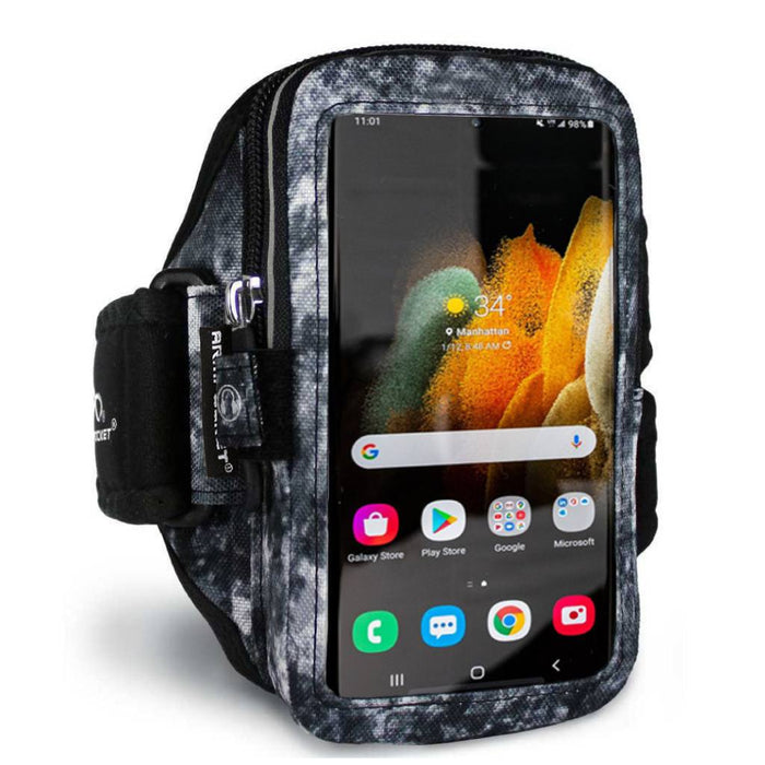 Armpocket Mega i-40 Phone Running Case for iPhone 15/ 15 Pro/14/14 Pro/13/13 Pro/12/12 Pro, Galaxy S23/S23+/A54/S22+/S21/S20 & More