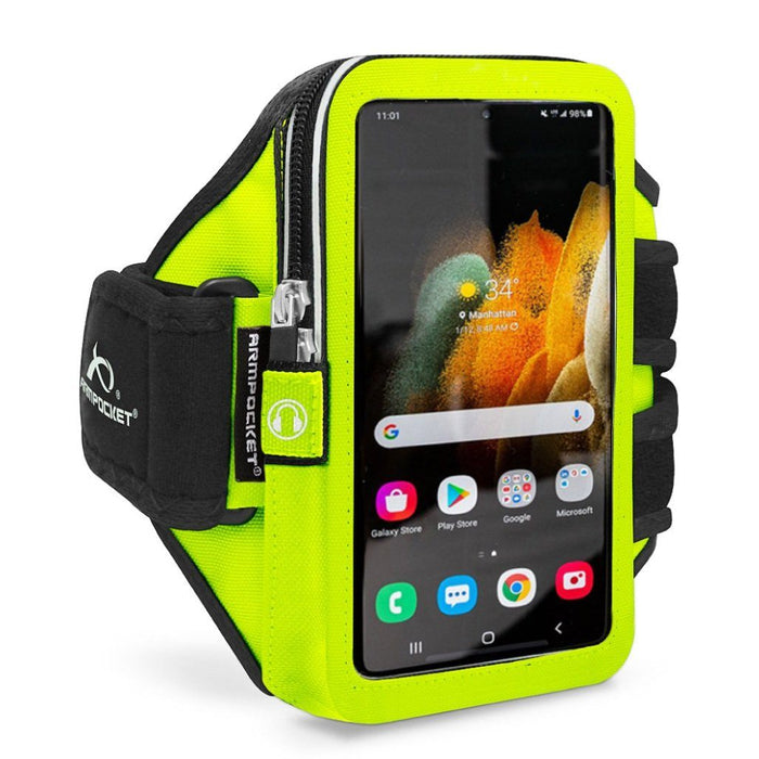 Armpocket Mega i-40 Phone Running Case for iPhone 15/ 15 Pro/14/14 Pro/13/13 Pro/12/12 Pro, Galaxy S23/S23+/A54/S22+/S21/S20 & More