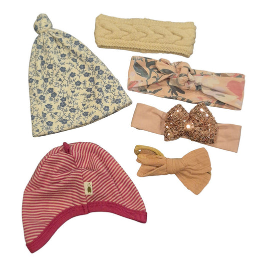 Assortment of head pieces size 0-6M