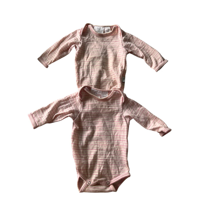Babu merino bodysuits size newborn set of 2