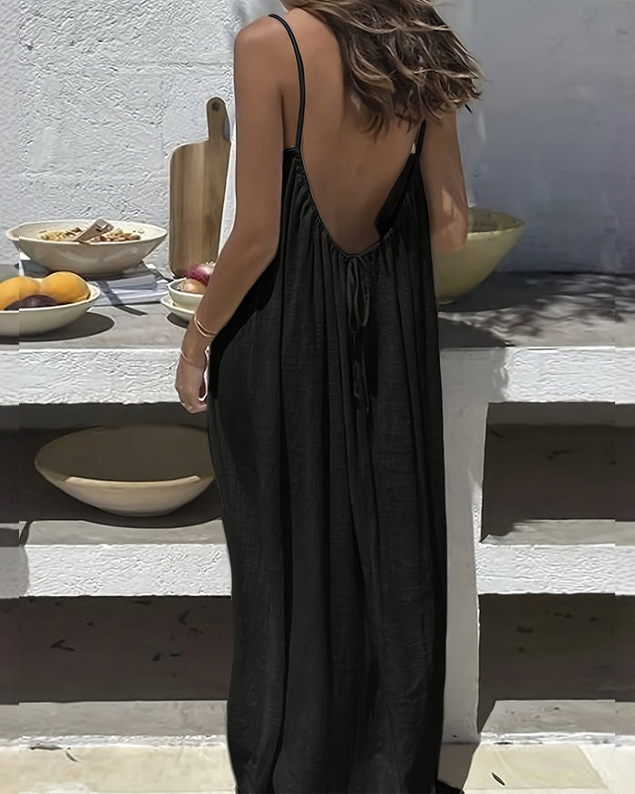 Backless Cami Dress