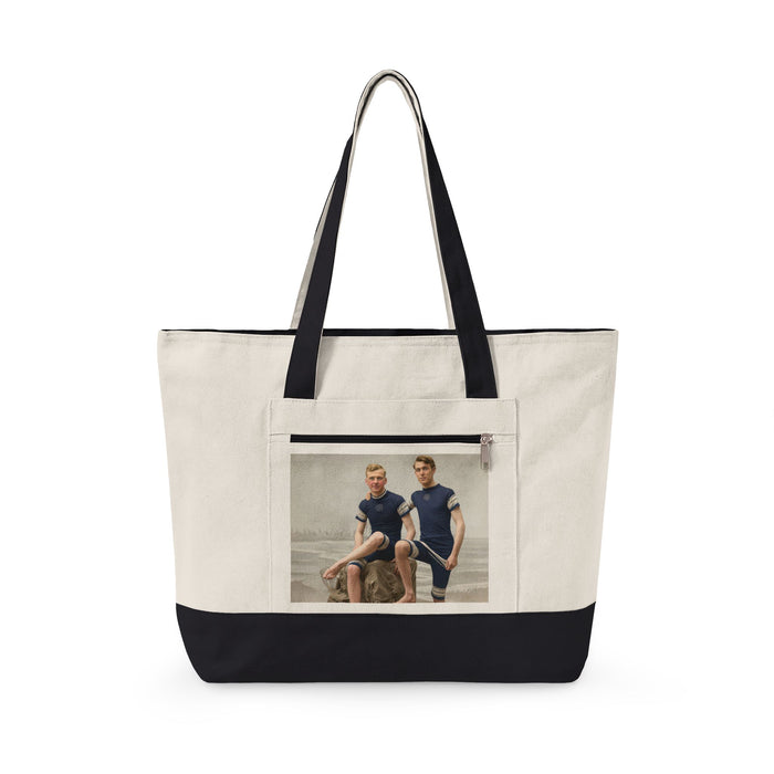 vintage studio swimwear companions canvas tote