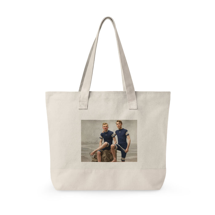 restored studio portrait swimwear tote bag