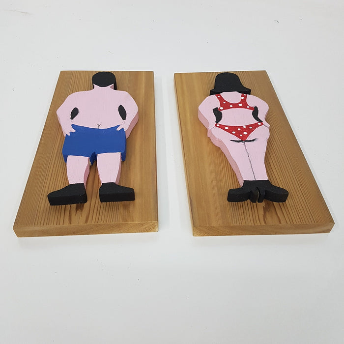 beach house bathroom signs bikini bathing suit