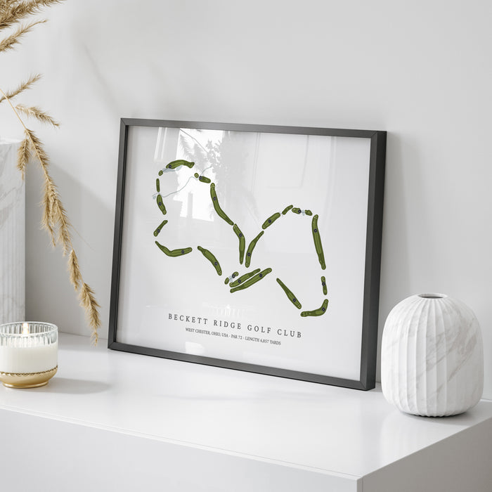 Beckett Ridge Golf Club | Golf Course Map | On Table