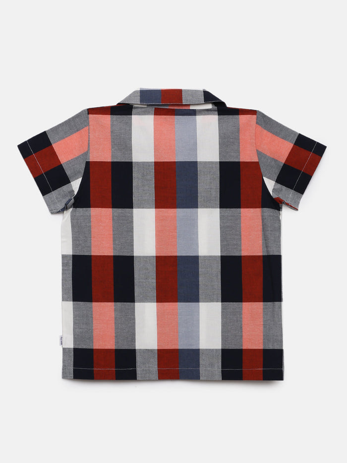 BLUE RED CHECK