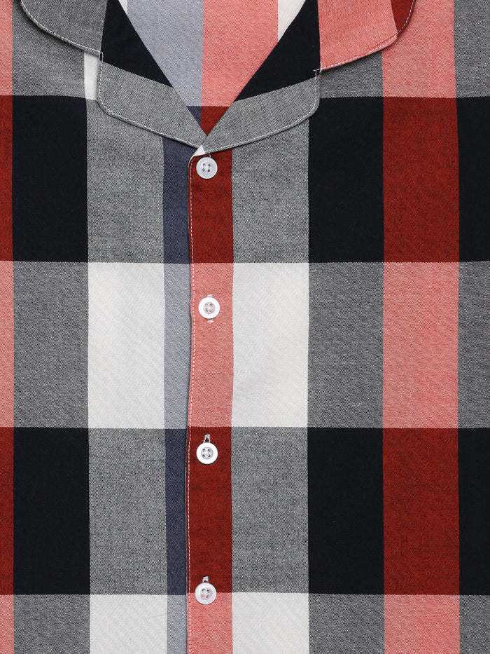 BLUE RED CHECK