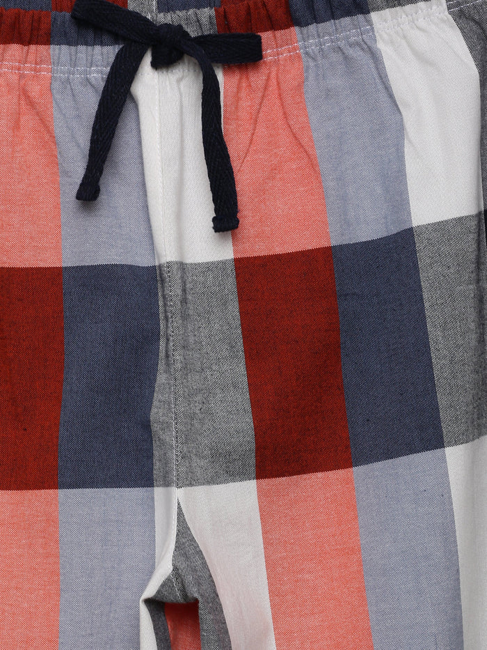 BLUE RED CHECK