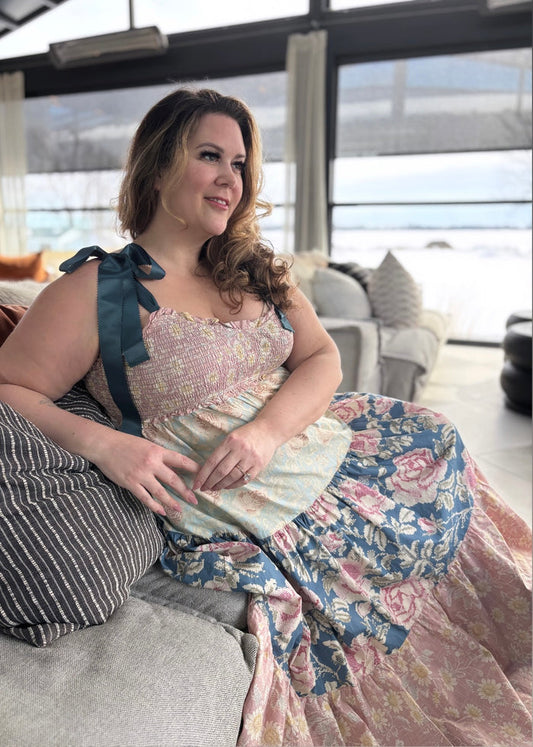 Bluebell Maxi in Antique Combo