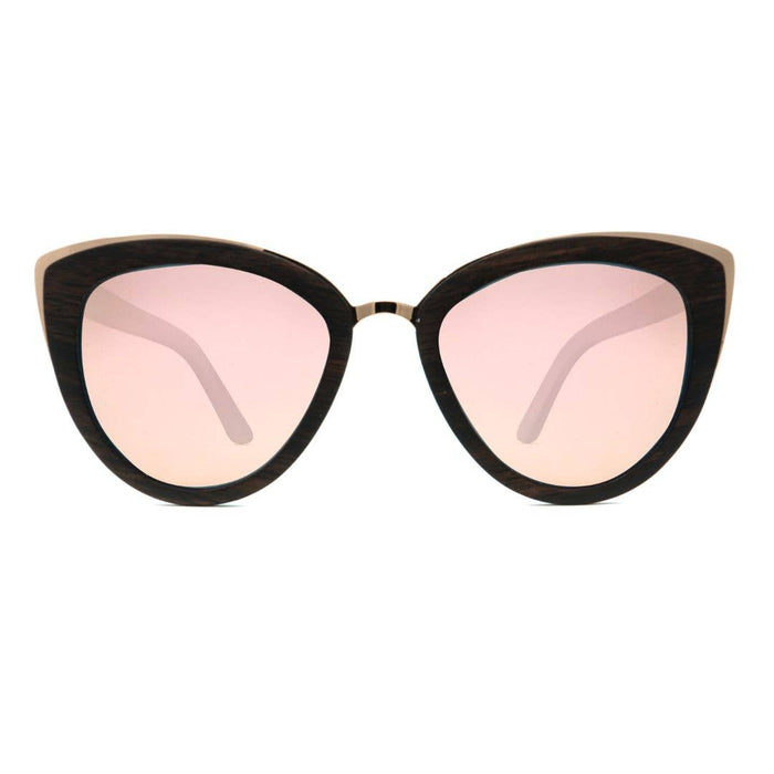Bombshell Sunglasses in Ebony & Rose - Laluxe Femme