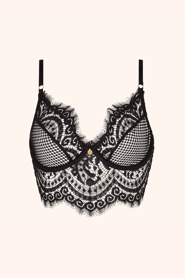Full on Glam XS / Black Bra Black