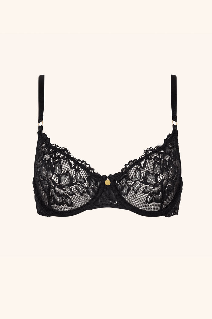Coquette XS / Black Bra Black