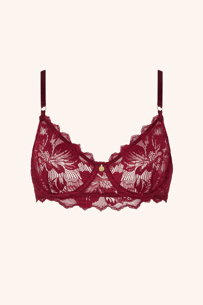 Desire XS / Burgundy Bra Burgundy