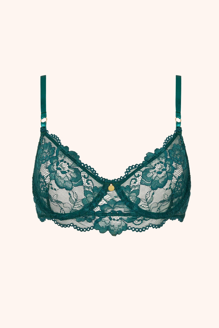 Blush XS / Emerald Bra Emerald