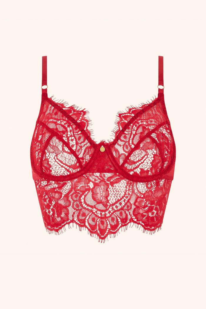 Be Mine Bra Red