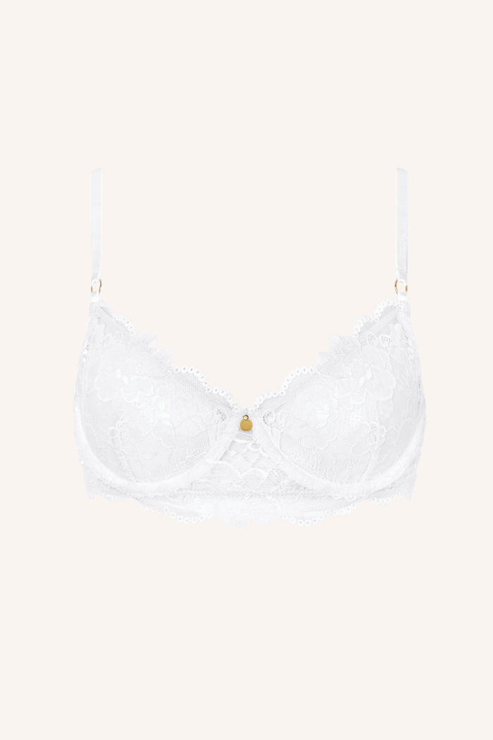 Blush XS / White Bra White