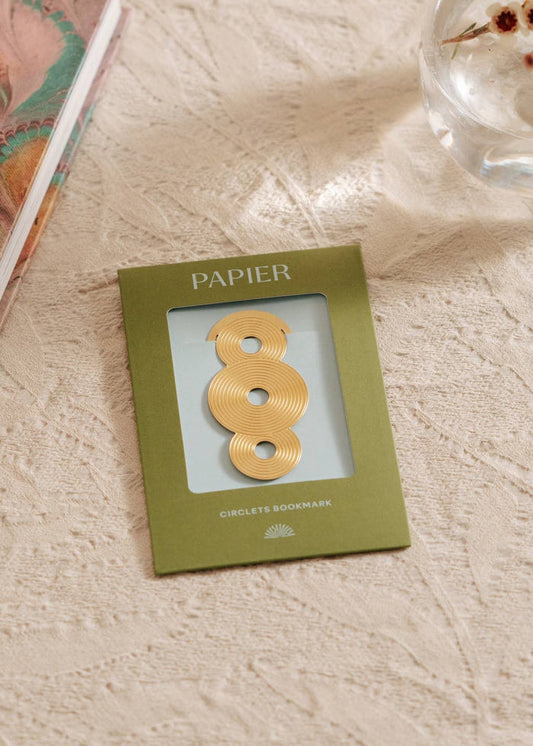 Papier - Brass Bookmark - Circlets -