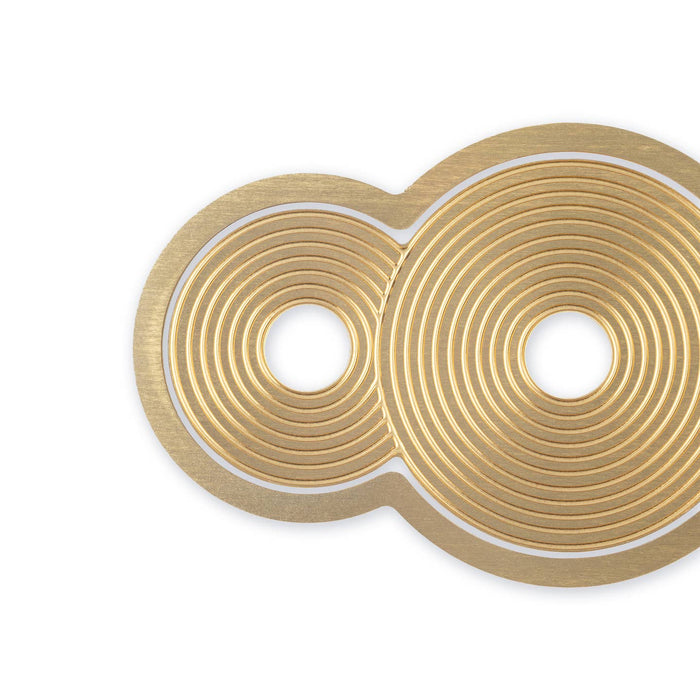 Papier - Brass Bookmark - Circlets -