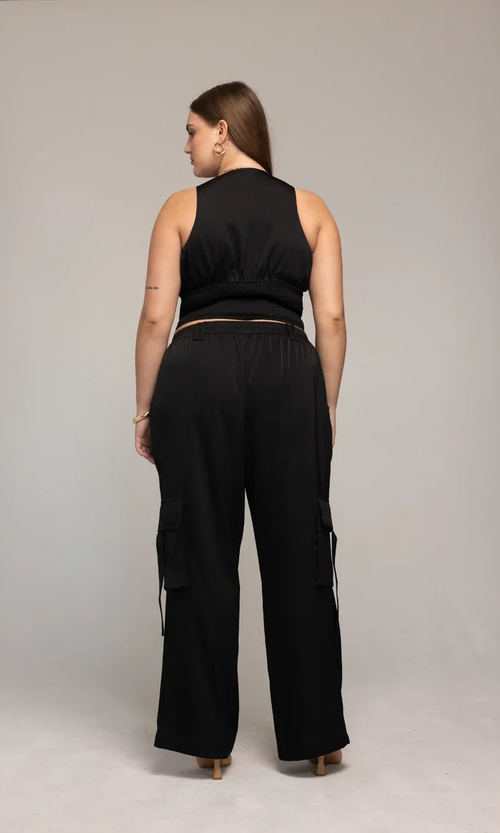 Briana Satin Corset Top