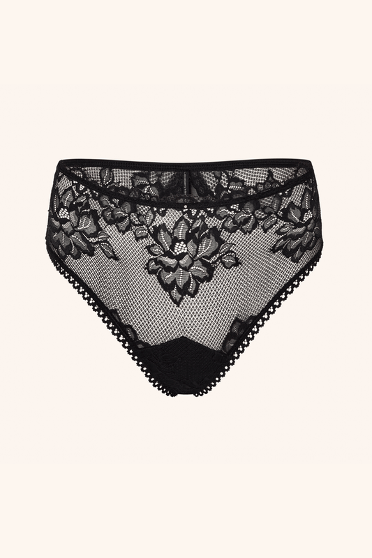 Coquette XS / Black Briefs Black