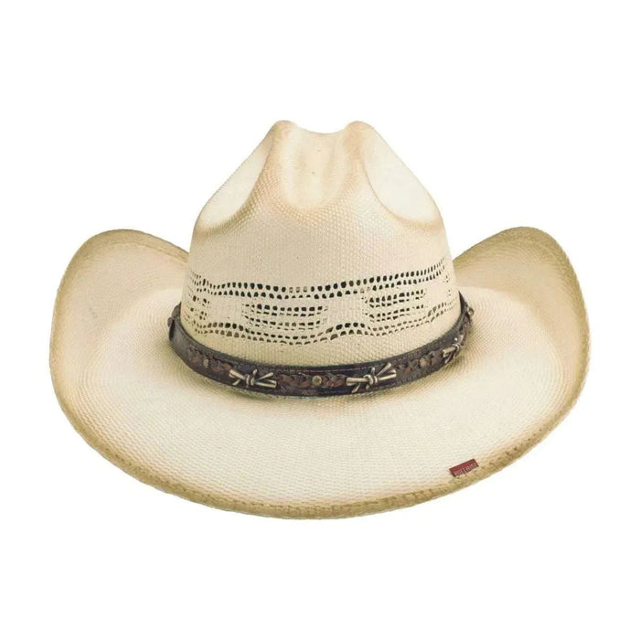 Bullhide Barb Wire - Bangora Straw Cowboy Hat - Hatcountry