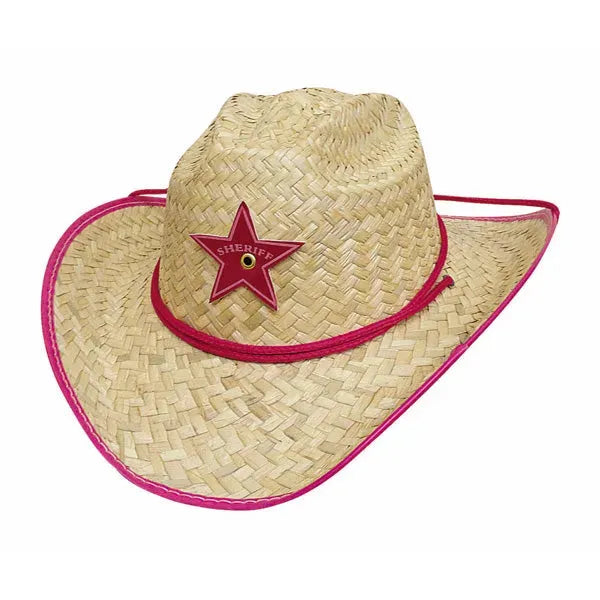 Bullhide Rodeo Party - Children's Straw Cowgirl Hat - Hatcountry