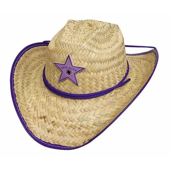 Bullhide Rodeo Party - Children's Straw Cowgirl Hat - Hatcountry