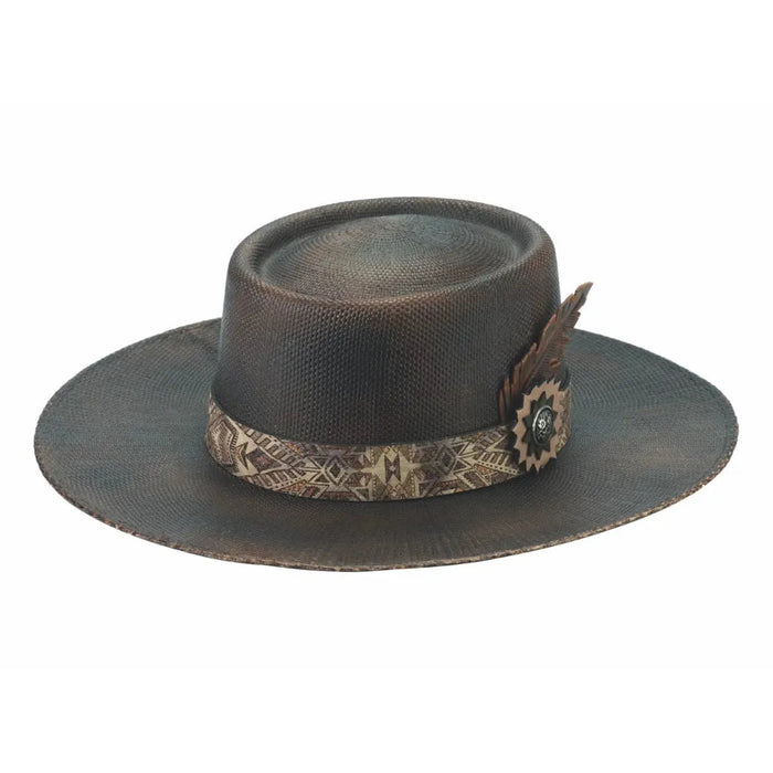 Bullhide Unusual - Bangora Straw Gambler Hat - Hatcountry