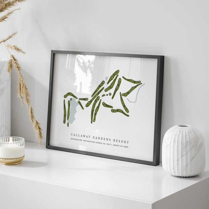 Callaway Gardens Resort - Mountain View | Golf Course Map | On Table
