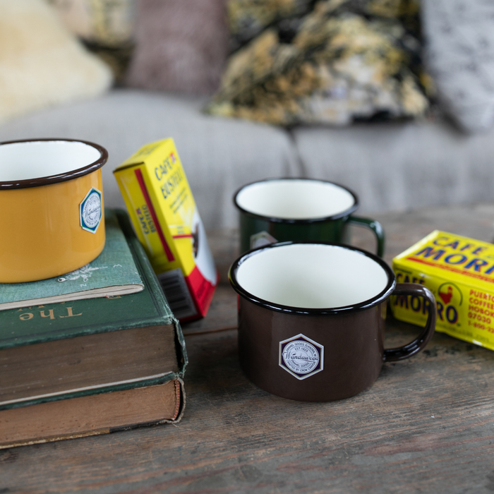 Crow Canyon Home - Camp Wandawega x CCH Soup Mug - Brown & Cream -