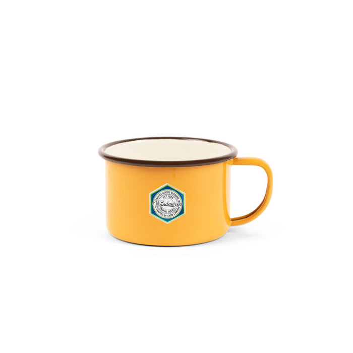 Crow Canyon Home - Camp Wandawega x CCH Soup Mug - Mustard Yellow & Cream -