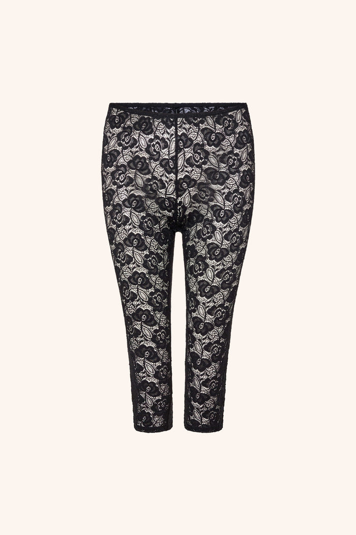 Mon Cheri XS / Black Capri Pants White