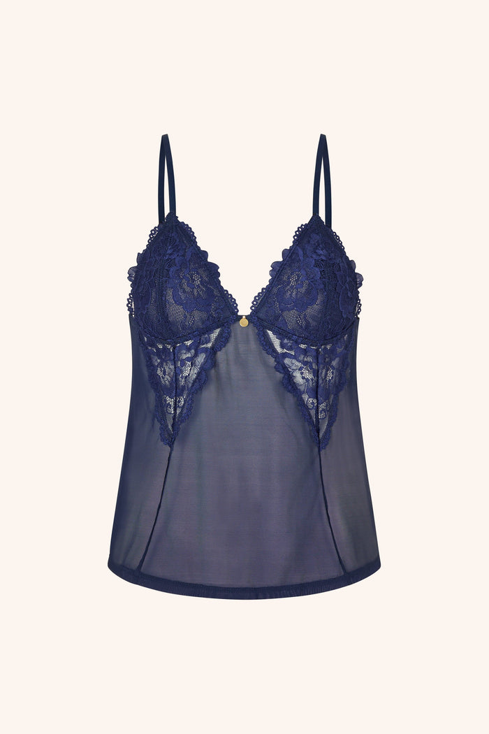 Blush XS / Navy Caraco White