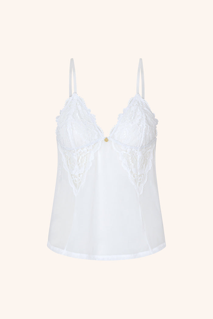 Blush XS / White Caraco White