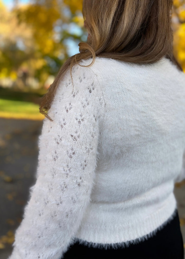 Celeste Cardigan in Ivory