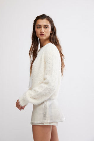 Celeste Cardigan in Ivory