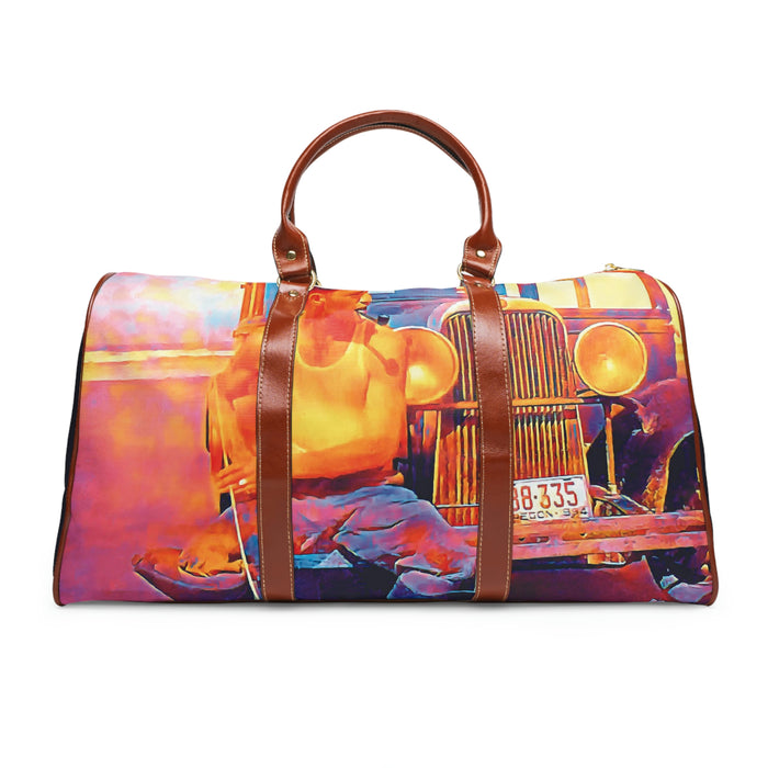 celibataire 008 | Waterproof Gear Bag Camping Gay Queer LGBT Gym Vintage Overnight