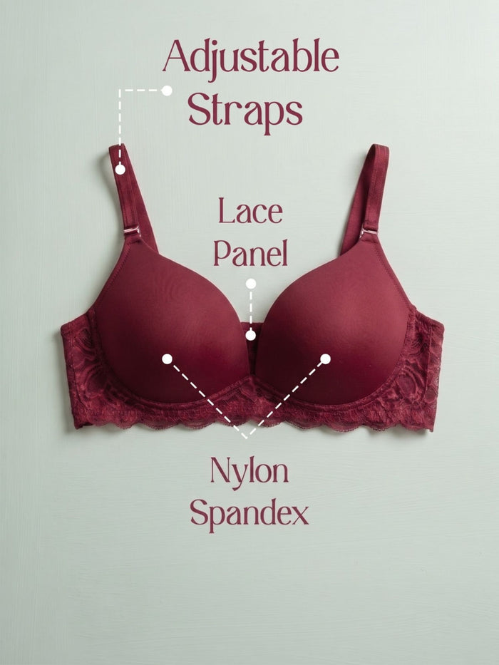 Chelvet Non-Wired Lightly Padded Everyday Bra