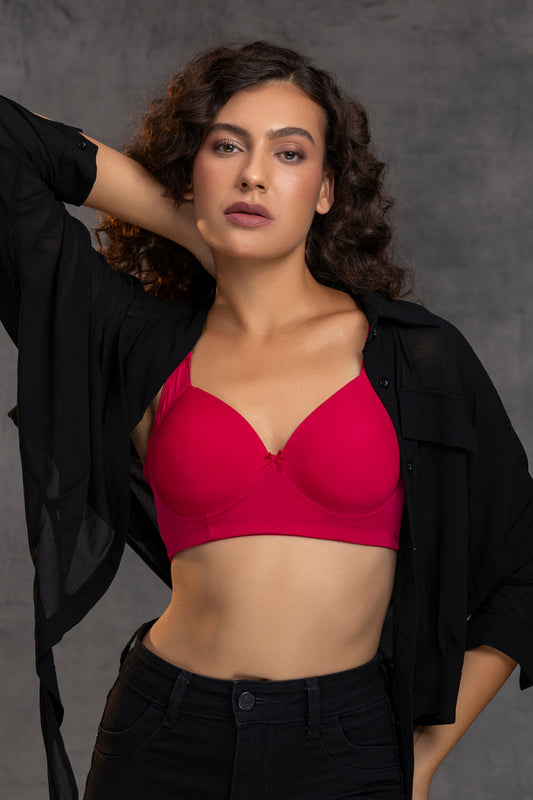Chelvet Push-Up Non wired Medium Coverage Bra