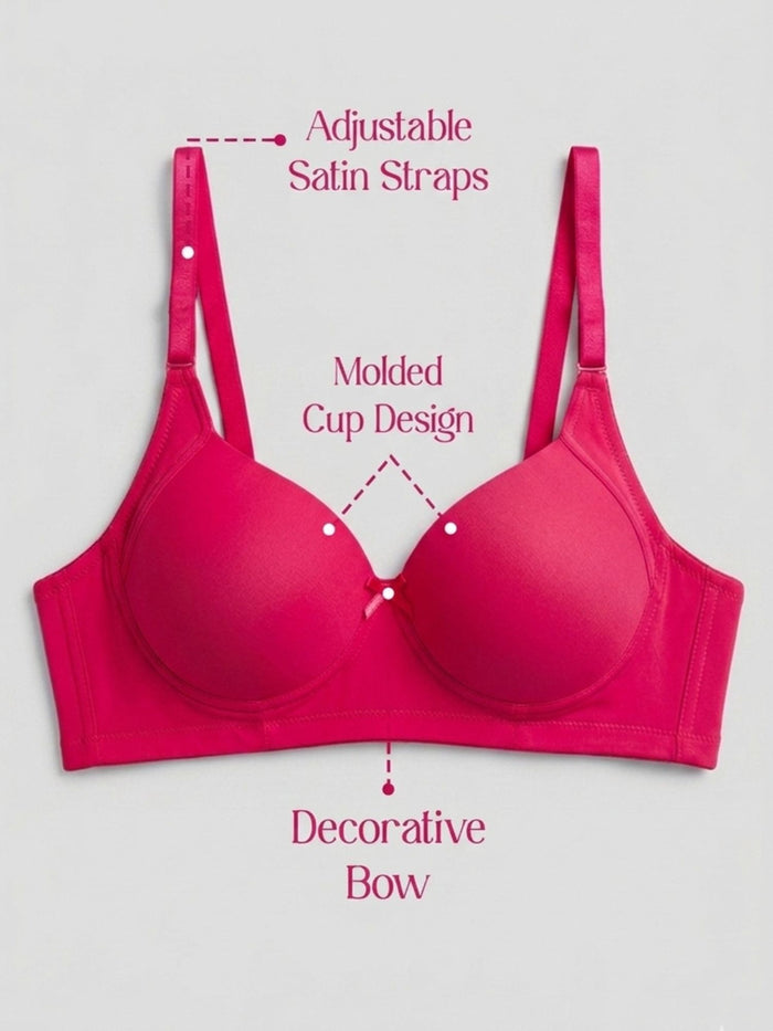 Chelvet Push-Up Non wired Medium Coverage Bra