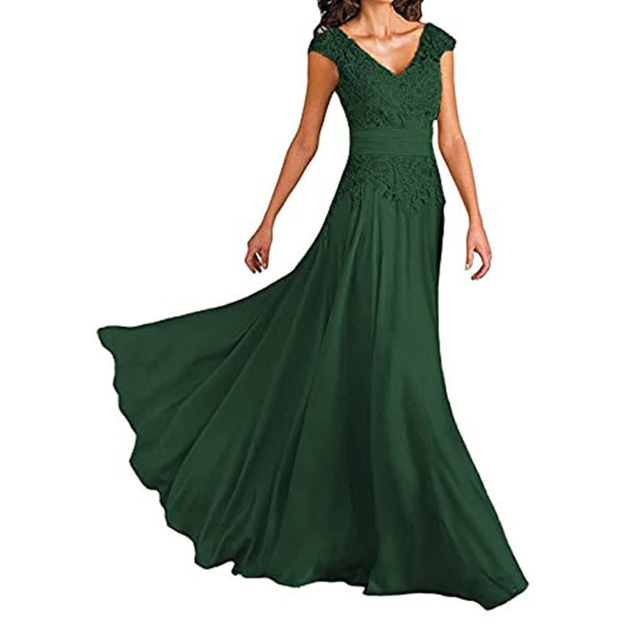 darkgreenbridesmaiddress