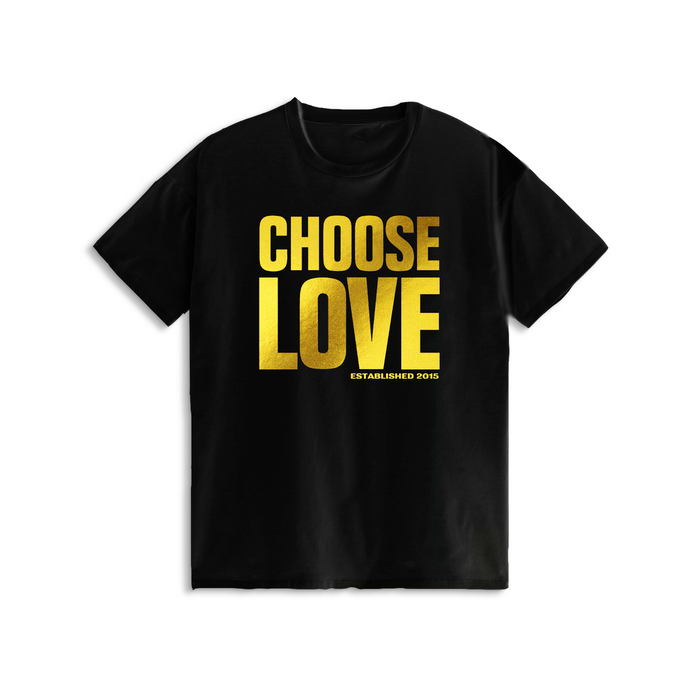 Choose Love Gold Foil Children's T-Shirt