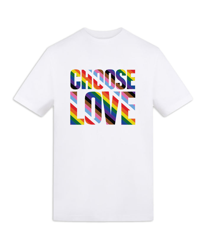Choose Love Pride White T-Shirt