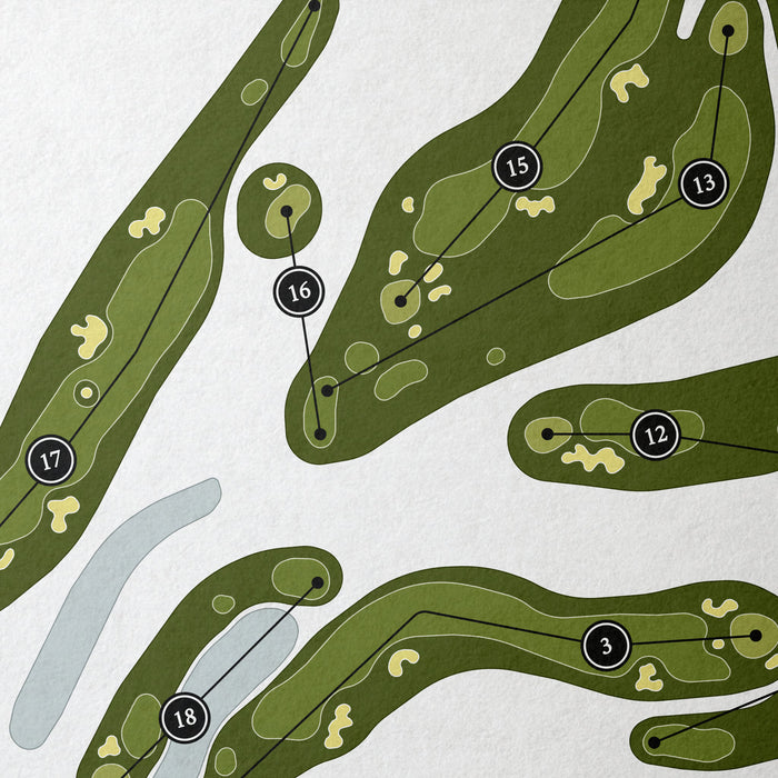 Colts Neck Golf Club | Golf Course Map | Close+Up